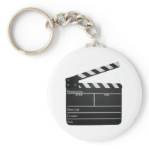 Clapboard Film Movie Slate  Keychain