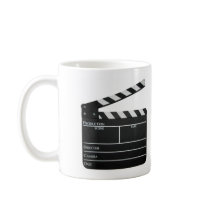 Clapboard Film Movie Slate Coffee Mug