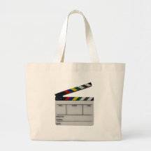 Clapboard movie filmmaker slate canvas bag