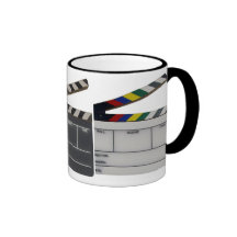 Clapboard movie filmmaker slate coffee mug