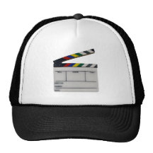 Clapboard movie filmmaker slate trucker hat