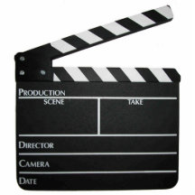 Clapboard sculpture acrylic cut outs