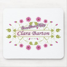~ Clara Barton/femmes célèbres de Barton des Etats Tapis De Souris