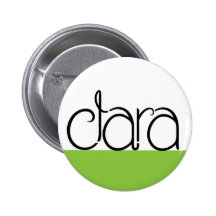 Clara black Button