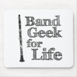 Clarinet Band Geek Mouse Pad