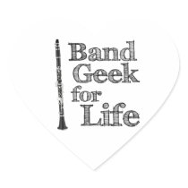 Clarinet Band Geek Sticker