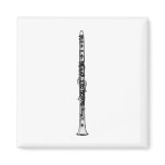 Clarinet "Drawing" Fridge Magnet