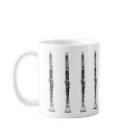 Clarinet "Drawing" Coffee Mug