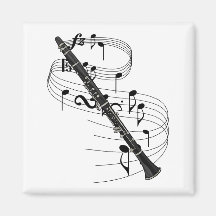 Clarinet Fridge Magnets