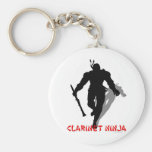 Clarinet Ninja Key Chain
