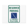Clarinet Players Parking Postcards