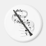 Clarinet Refrigerator Magnet