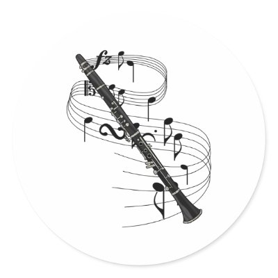 Clarinet Stickers by nakedzealot