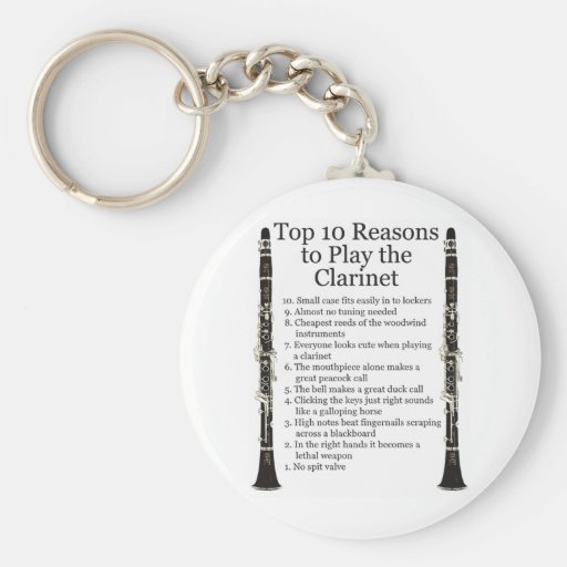 Clarinet Top 10 Key Chains