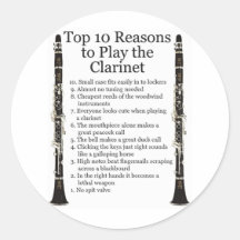 Clarinet Top 10 Sticker