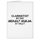 Clarinetist Deadly Ninja by Night Card