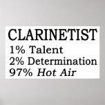 Clarinetist Hot Air Posters