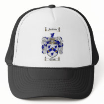 CLARK FAMILY CREST -  CLARK COAT OF ARMS MESH HATS