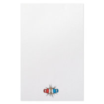 clashing boxing gloves custom stationery