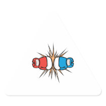 clashing boxing gloves stickers