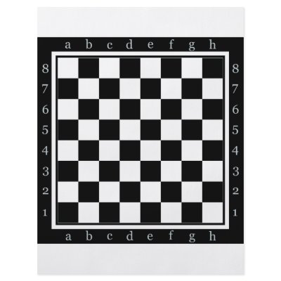 clasic chess table full color flyer by ab_photodesigner