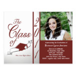 Class Graduation 2011/ Brick Red Post Card