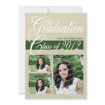 Class Graduation 2012/ Dark Green Announcement