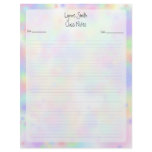Class Note Page Letterhead