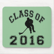 Class Of 016 Hockey - Black 2 Mousepads