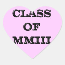 Class of 2003 sticker