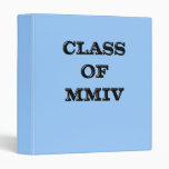 Class of 2004 vinyl binders