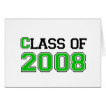 Class of 2008 greeting card