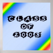 Class Of 2008 Rainbow Corners Poster