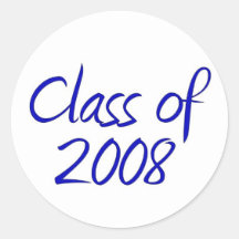 Class of 2008 sticker