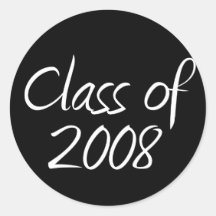 Class of 2008 sticker