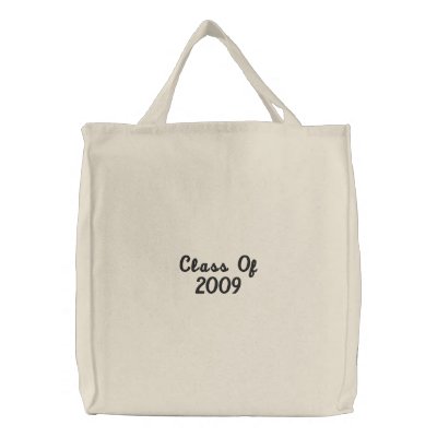 Class Of 2009 Embroidered Tote by samack