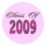 class of 2009 pink sticker