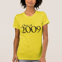 Class of 2009 t shirts