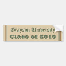 Class of 2010 bumper sticker