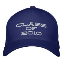 Class of 2010 Hat Embroidered Baseball Caps