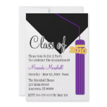Class Of 2010 Tassel Graduation Invitation Purple