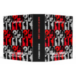 Class Of 2011 Binder Black Red Number