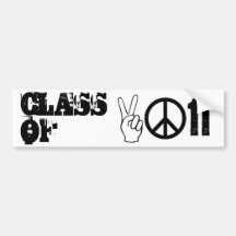 CLASS OF 2011 BUMPER STICKERS