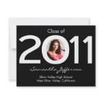 Class of 2011 Circle Photo Graduation Announcement invitations