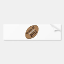 Class of 2011 Football Bumper Stickers