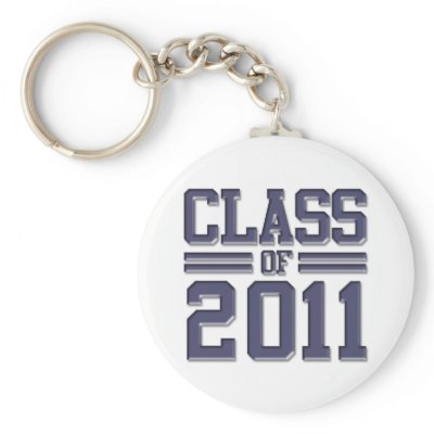 Class of 2011 Graduation Key Chain by Piratesvsninjas