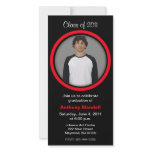 Class of 2011 Graduation Photo Card Round Frame 2