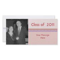 Class of 2011 Graduation Custom Photo Card