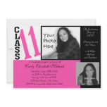 Class of 2011 Graduation/ Pink Custom Invitations