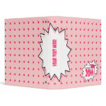 Class of 2011 Graduation Pink Pop Art Binder